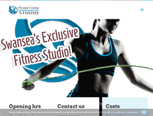 Tablet Screenshot of personaltrainingswansea.com